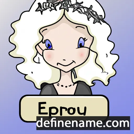 cartoon of the name Euporie