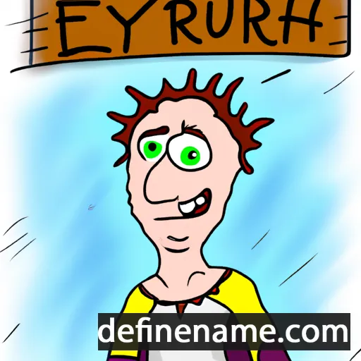 Eurfryn cartoon