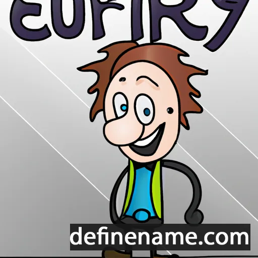 cartoon of the name Eurfyl