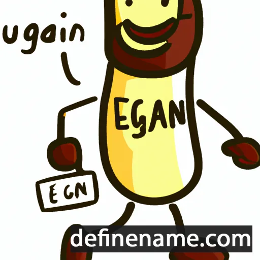 cartoon of the name Eurgain