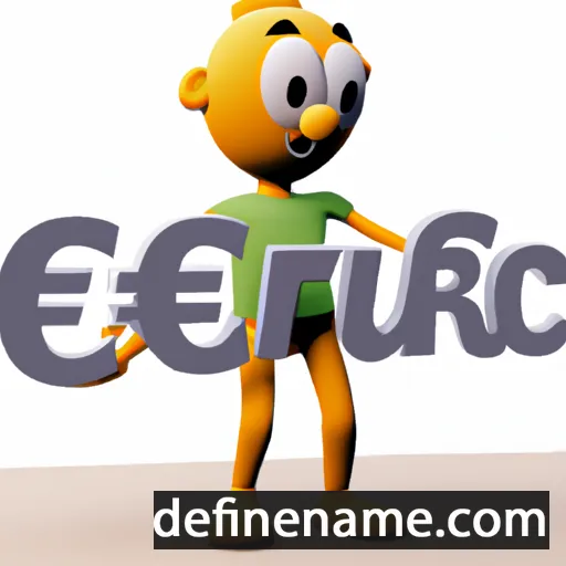 cartoon of the name Euros