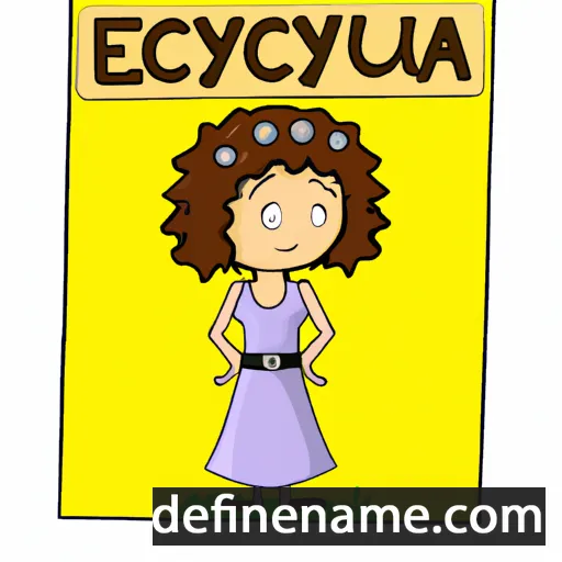 cartoon of the name Eurycleia