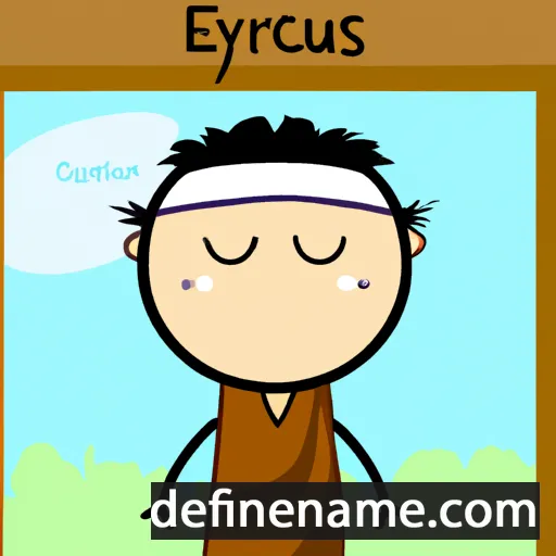 cartoon of the name Eurycrates