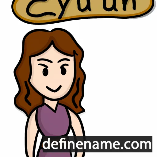 cartoon of the name Euryn