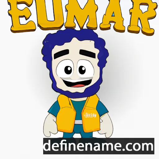 cartoon of the name Eusamar