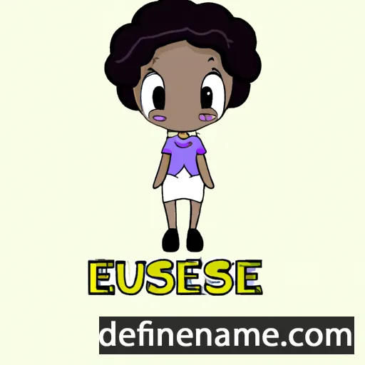 cartoon of the name Eusébia