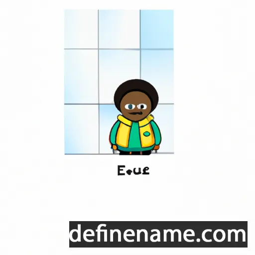 cartoon of the name Eusébie