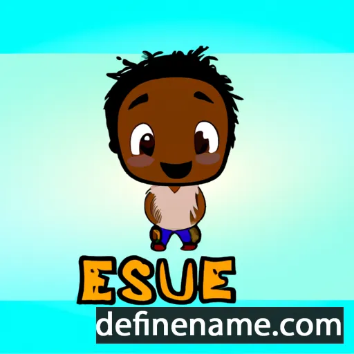 cartoon of the name Eusèbe