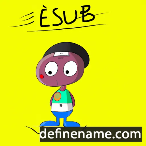 cartoon of the name Eusèbiu