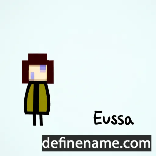 cartoon of the name Eusibia