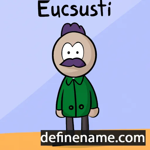 cartoon of the name Eustachiusz