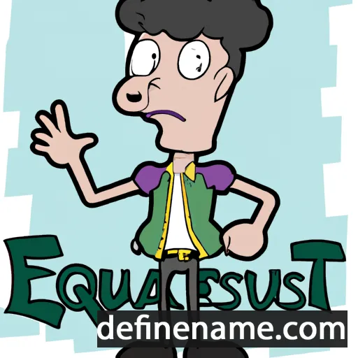 cartoon of the name Eustaqui