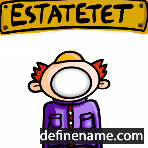 cartoon of the name Eustathe