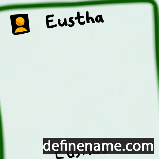 Eustathia cartoon