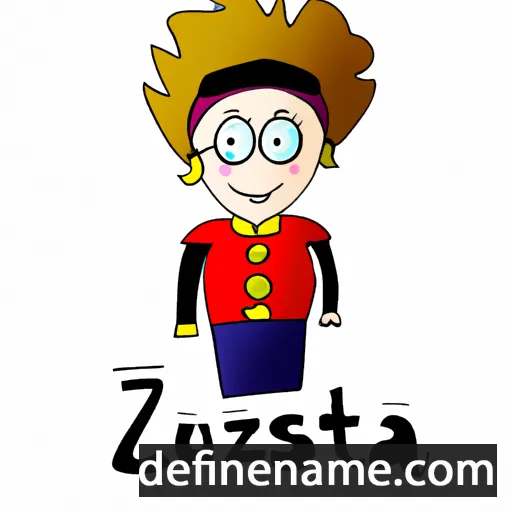 cartoon of the name Eustazja