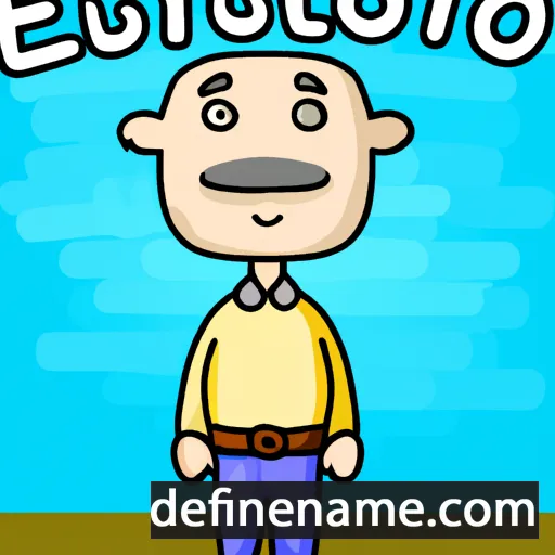 cartoon of the name Eustolio