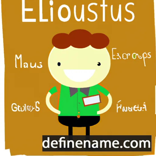 cartoon of the name Eustolius