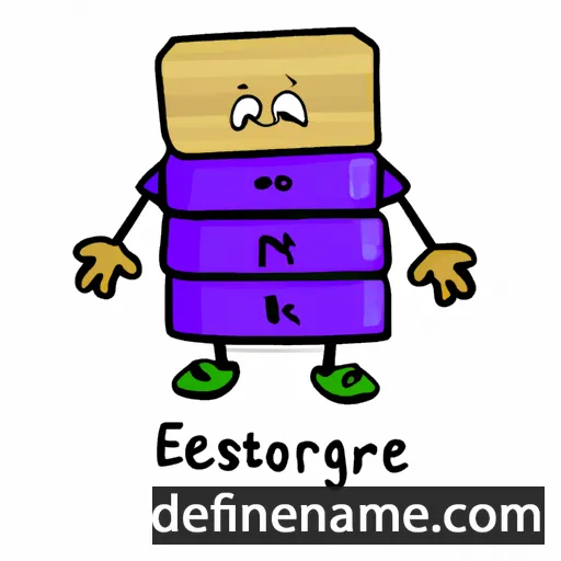 cartoon of the name Eustorge