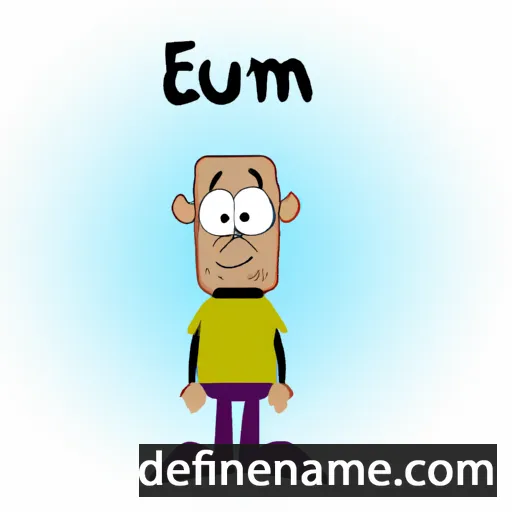 cartoon of the name Eutim