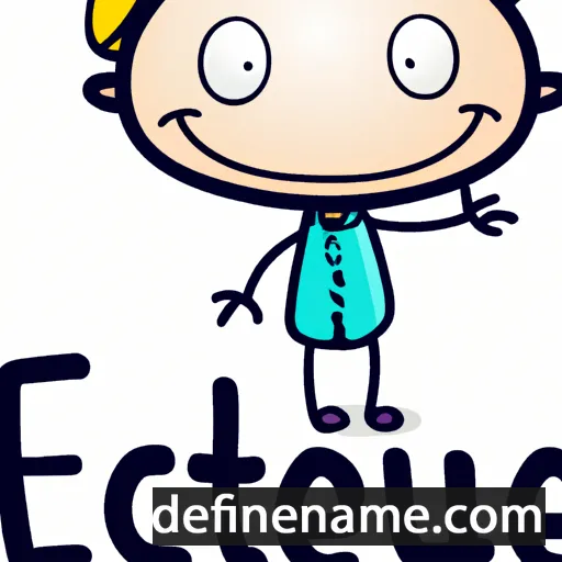 cartoon of the name Eutique