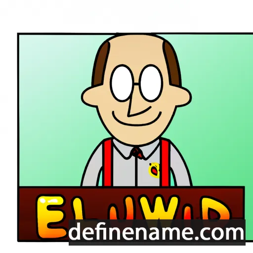 cartoon of the name Euwald