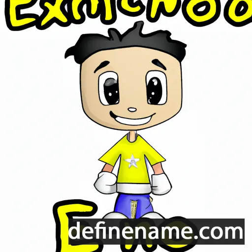 cartoon of the name Euxenio