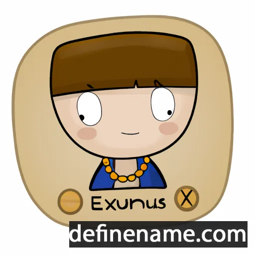 cartoon of the name Euxenus