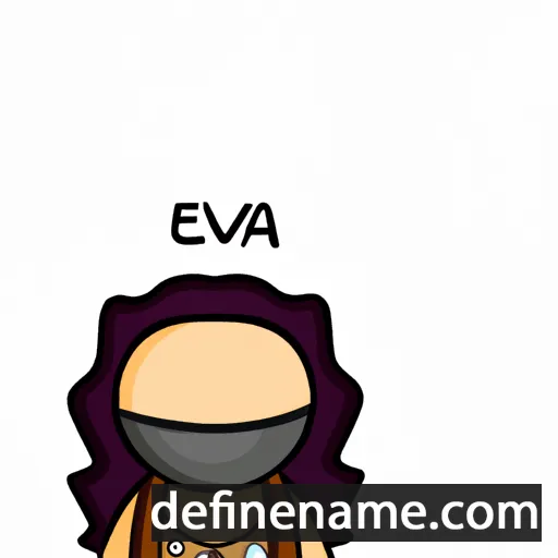 Evadna cartoon