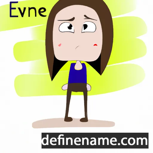 Evaechme cartoon