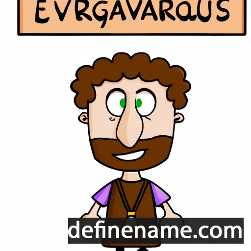 cartoon of the name Evagrius