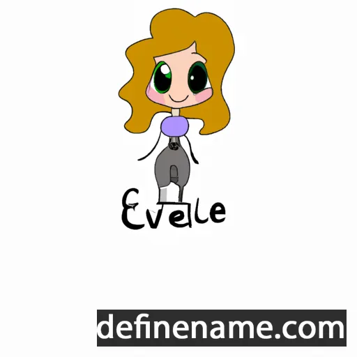 Evalee cartoon