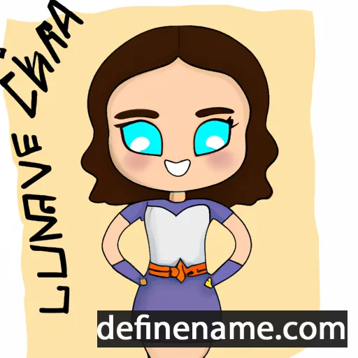 cartoon of the name Evalena