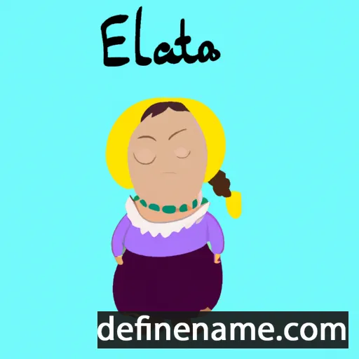 Evaleta cartoon