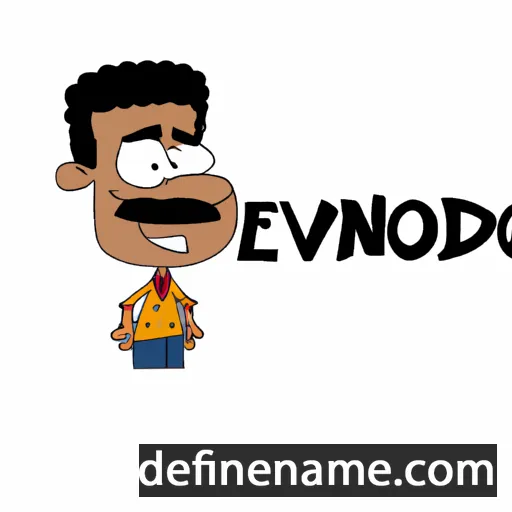 cartoon of the name Evandro