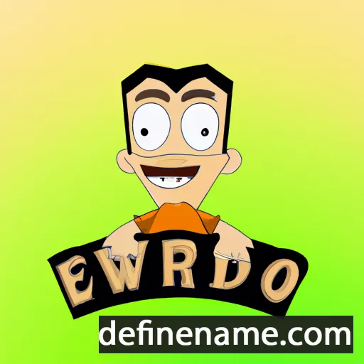 cartoon of the name Evardo