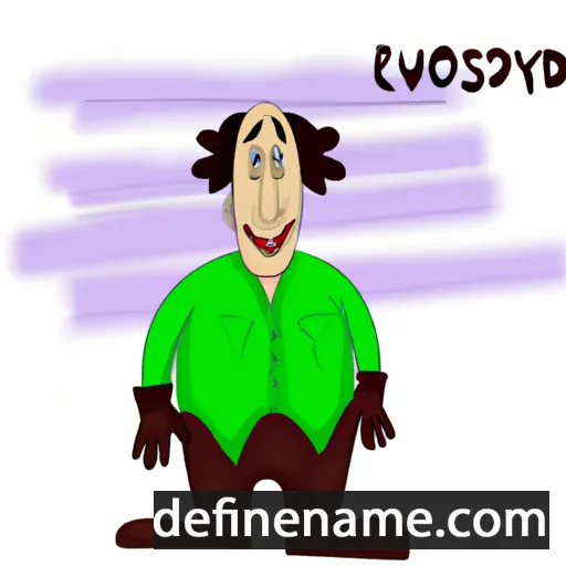 cartoon of the name Evdoksiy