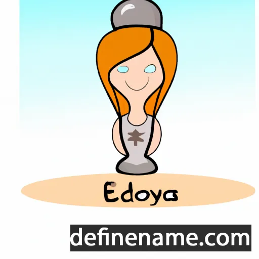 cartoon of the name Evdoxia