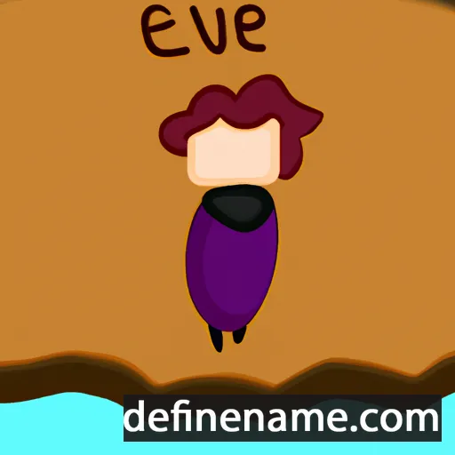 cartoon of the name Evelake