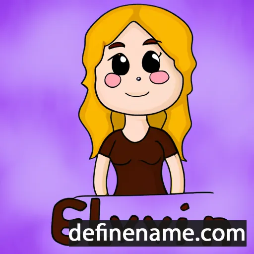 cartoon of the name Eveliin