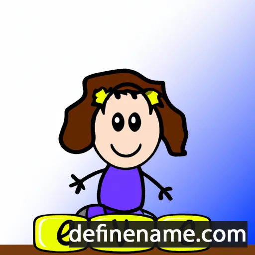 cartoon of the name Evelise