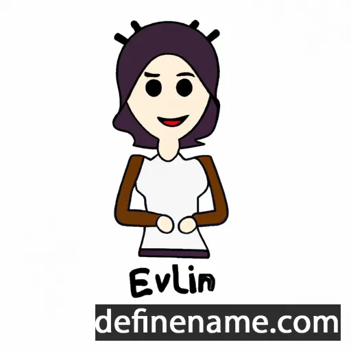 Evellin cartoon