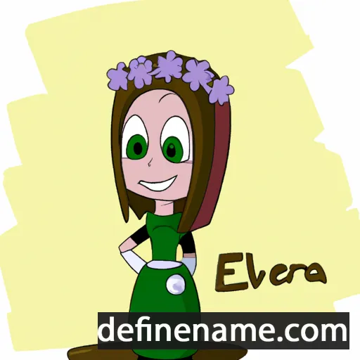 Evelora cartoon