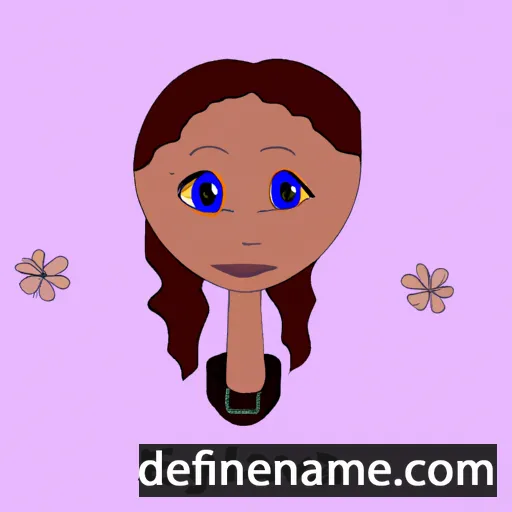 cartoon of the name Evelyna