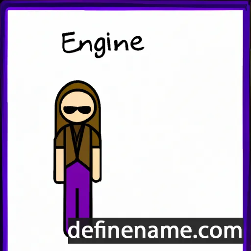 cartoon of the name Evengeline