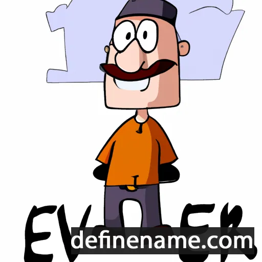 cartoon of the name Evenor