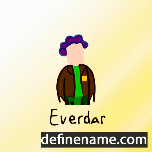 cartoon of the name Everardina