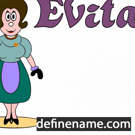 Evetta cartoon