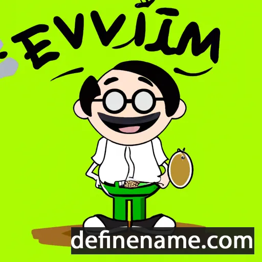 cartoon of the name Evfimi