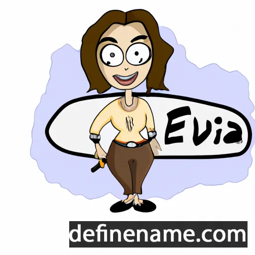 cartoon of the name Evfimija