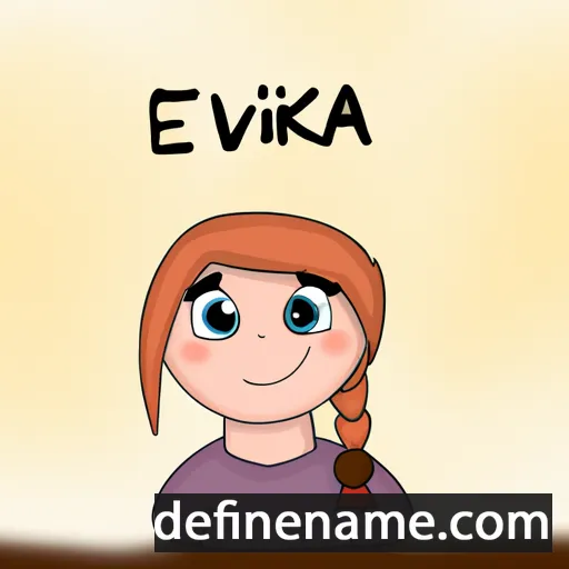 Evička cartoon